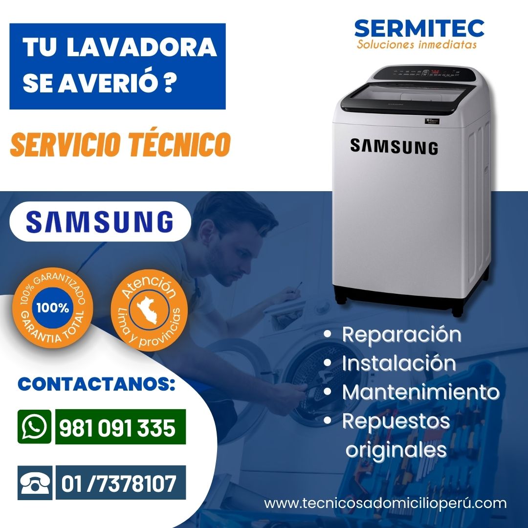 Service Técnico Lavadora SAMSUNG - 01 7378107- Callao